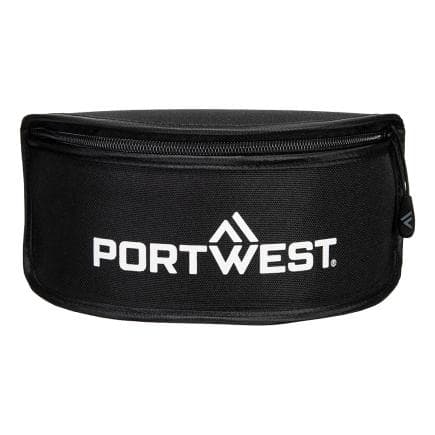 PORTWEST PA16BKR - Étui de rangement pour lunettes de protection, Noir