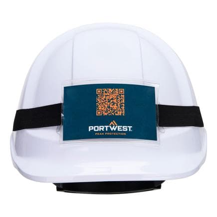 PORTWEST PA40BKR - Porte-badge universel de casque, noir