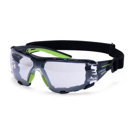 PORTWEST PS28MIR - Lunettes de sécurité sangle Tech Look Lite KN, Miroir clair (usage intérieur/extérieur)