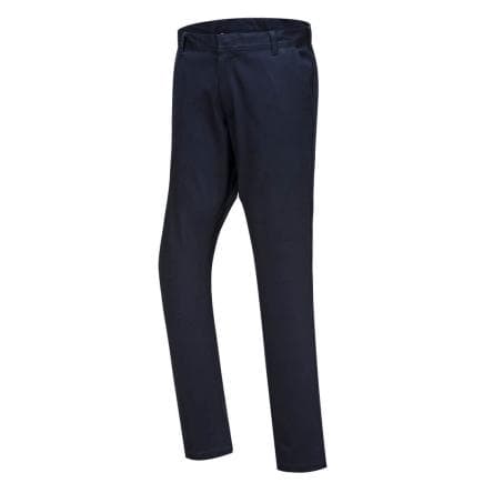 PORTWEST S232NVR42 - Pantalon Chino Slim Stretch extensible, Marine Blu