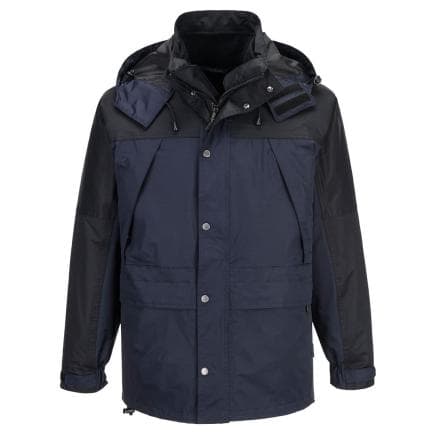 PORTWEST S532NVRL - Parka respirante Orkney 3 en 1, Marine Blu