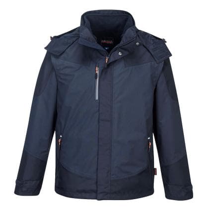 PORTWEST S553NVRXL - Parka 3-en-1 Radial, Marine Blu