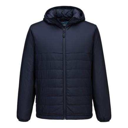 PORTWEST S608NVRL - Veste déflectrice isolée à capuche professionnelle, Marine Blu