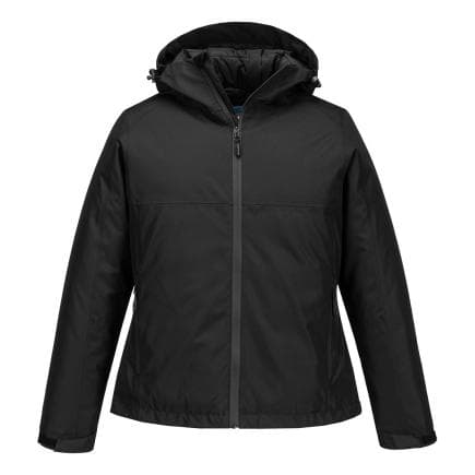 PORTWEST S612BKRM - Veste d’hiver professionnelle féminine, noire