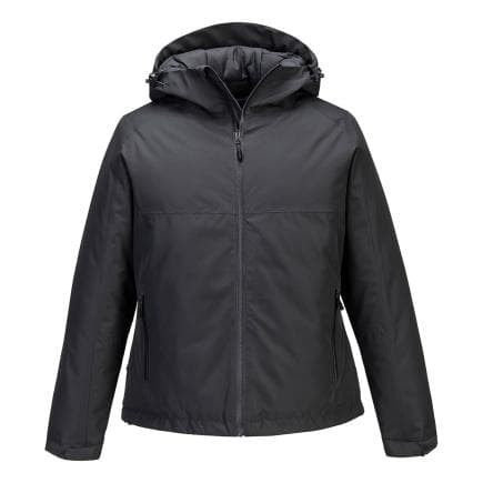 PORTWEST S612MGRM - Veste d’hiver professionnelle féminine, gris métal