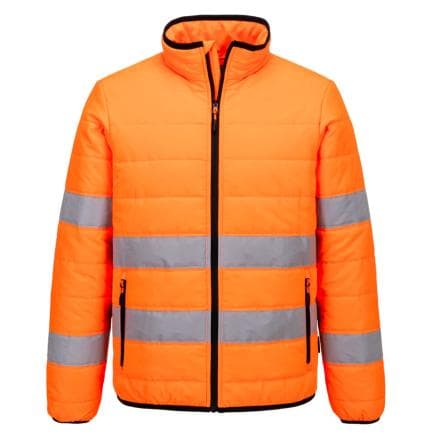 PORTWEST S617OBRXL - Veste baffle HV, Orange/Noir