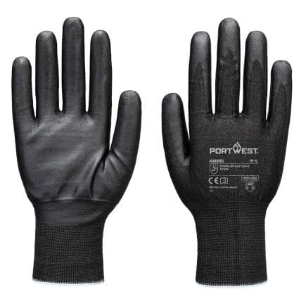 PORTWEST A680K8RL - Gant Nitrile Tungstène F21, Noir