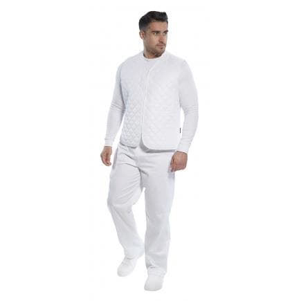PORTWEST 2204WHRS - Gilet pour l'industrie alimentaire, blanc