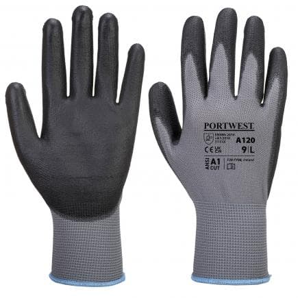 PORTWEST A120G8RXL - Gant enduit PU, gris/noir (lot multiple)