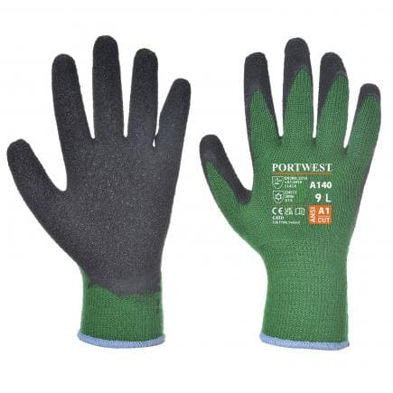 PORTWEST A140E8RXXL - Gant Thermo Grip, vert/noir (lot multiple)