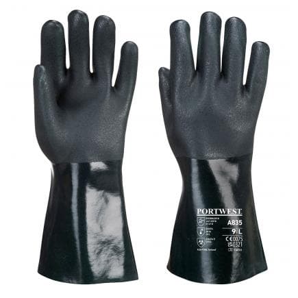 PORTWEST A835GNRXL - Gant PVC 35cm double trempage