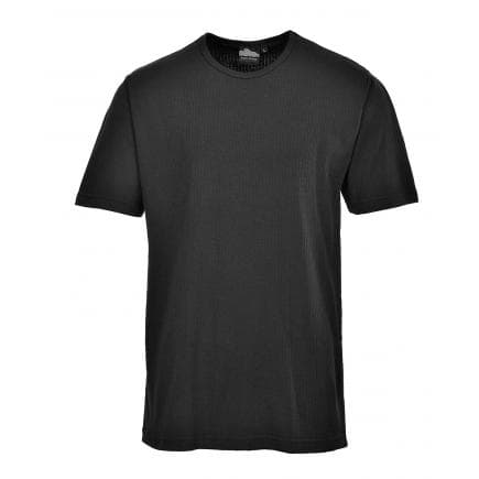 PORTWEST B120BKRM - T-shirt thermique manches courtes, noir