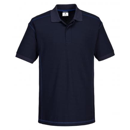 PORTWEST B218NRRM - Polo bicolore essentiel, marine/royal