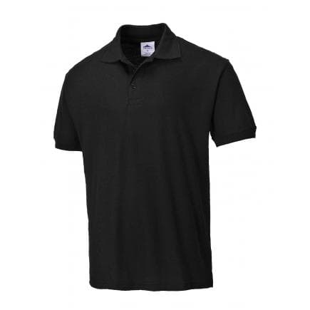 PORTWEST B220BKRXXL - Polo en coton vérone, noir