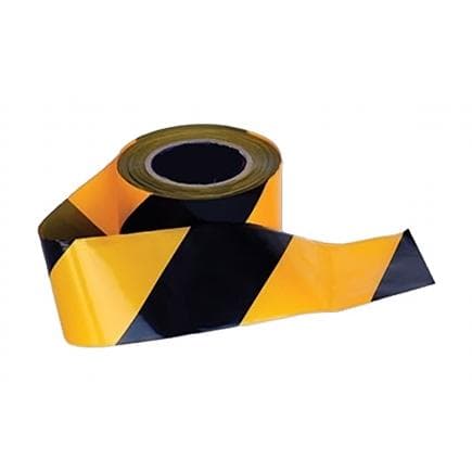 PORTWEST BT10YBR - Ruban de signalisation, jaune/noir