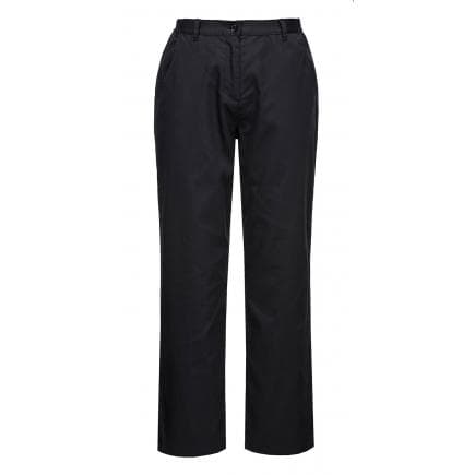 PORTWEST C071BKRM - Pantalon cuisine femme Rachel, noir