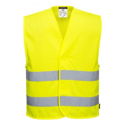 PORTWEST C374YERL/XL - Gilet 2 bandes Hi-Vis meshair, jaune