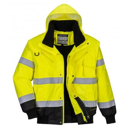PORTWEST C465YBRM - Blouson haute-visibilité bicolore, jaune/noir