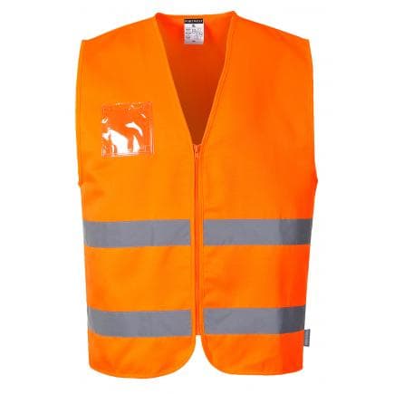 PORTWEST C497ORRXXL - Gilet HV polycoton, orange