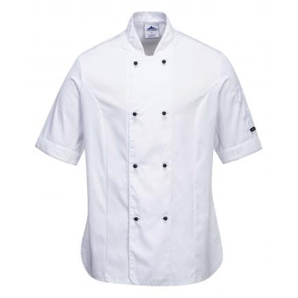 PORTWEST C737WHRXL - Veste de cuisine femme Rachel, blanc