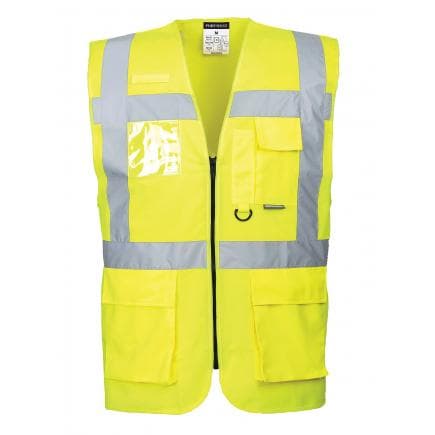 PORTWEST CV76YERL - Gilet Executive de distanciation sociale 2m, jaune
