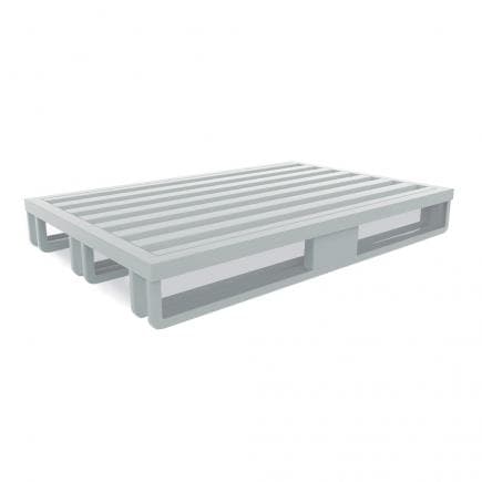 SALL - Palette en tôle peinte, gris (lot muliple)
