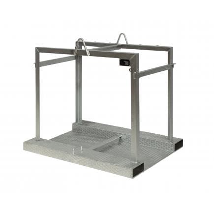 SALL - Panier palette pour bouteilles de gaz à déplacer avec un chariot élévateur