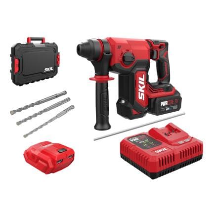 SKIL RH1E3851GA - Marteau perforateur sans fil " XP brushless " (avec batterie 4Ah et chargeur)
