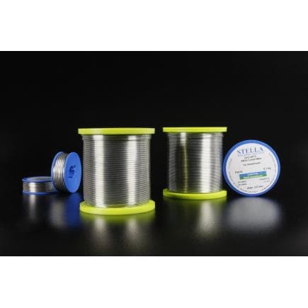 STELLA WELDING ALLOYS Ag3,5Sn-02 - Fil de soudure tendre en alliage étain-argent avec 3,5% Ag