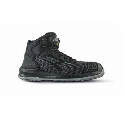 U-POWER RI10384-42 - Chaussures de sécurité hautes Land UK ESD S3 CI SRC, noir