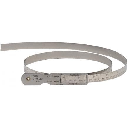 VOGEL 181811 - Circumference measuring tape "UFM" carbon steel laser engraved